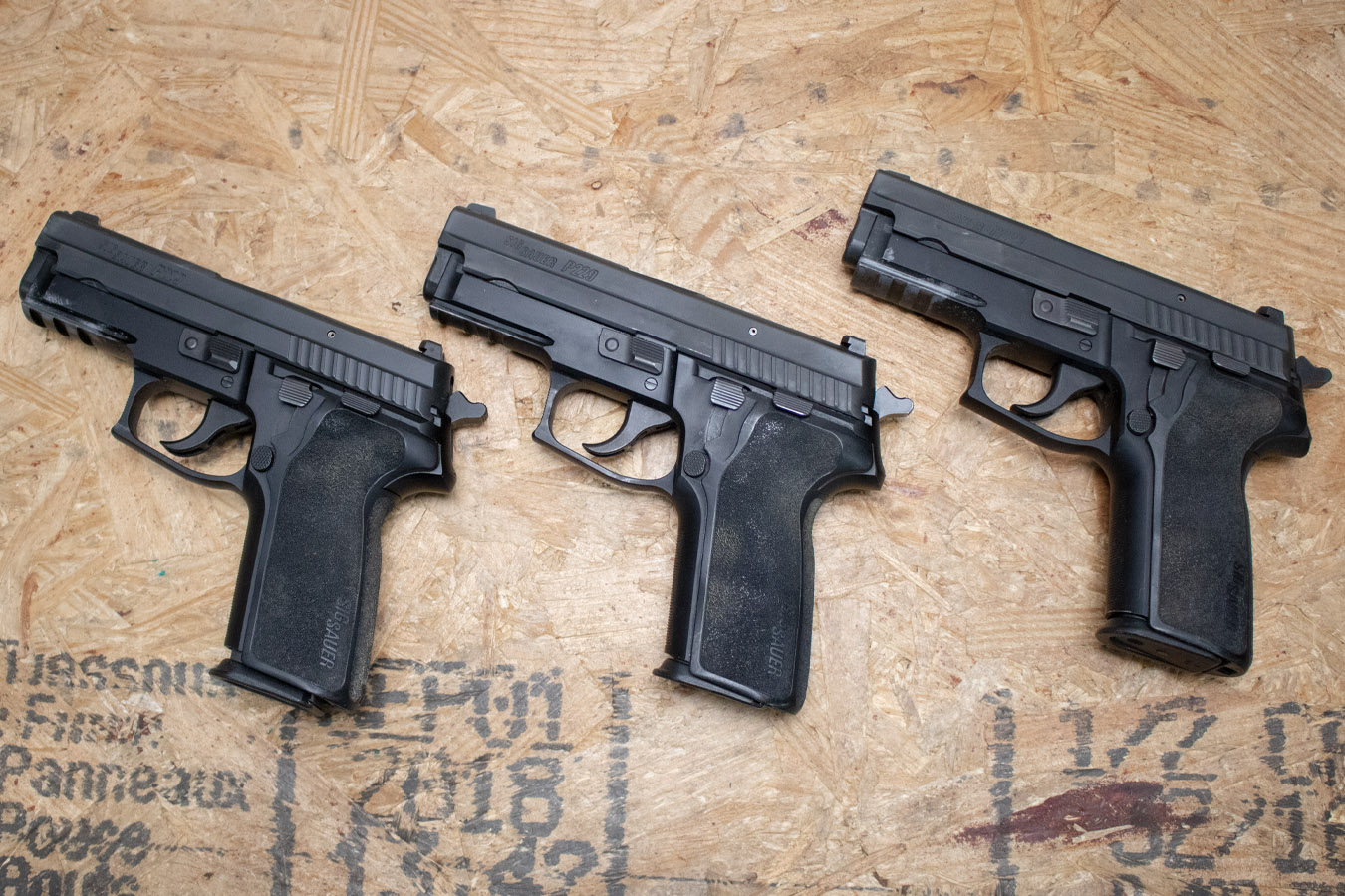 SIG SAUER P229R 9mm DA/SA Police Trade-In Pistols (Fair Condition)